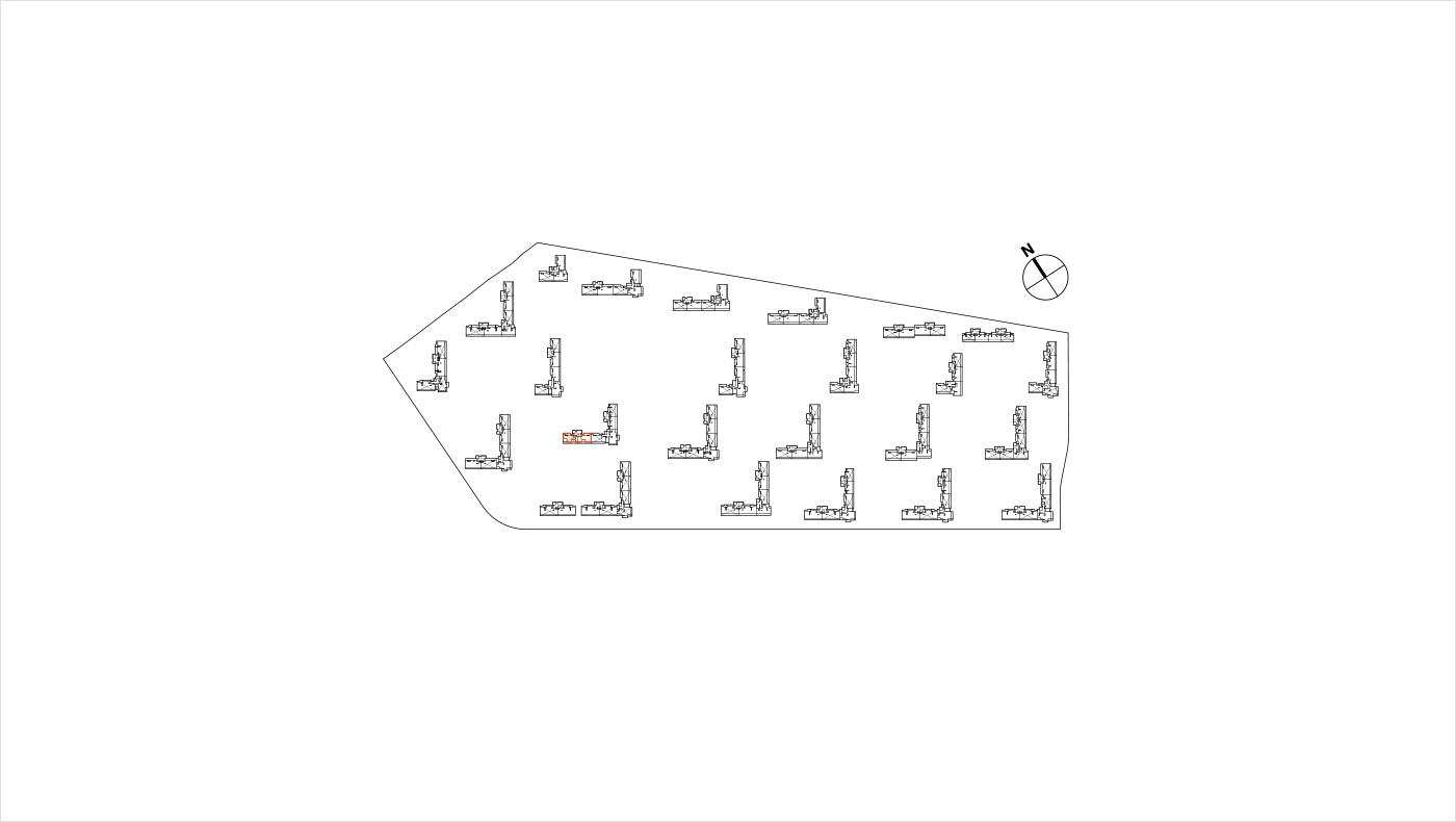 152-P 타입 단지 내 배치 위치