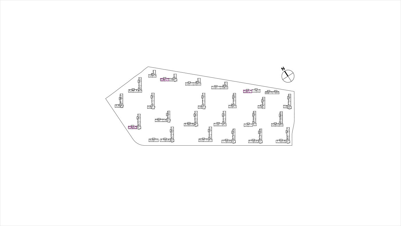 171-P 타입 단지 내 배치 위치